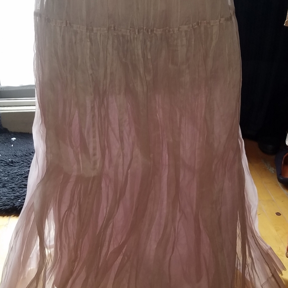 Vtg. Max Mara Sport lilac full loose flowy skirt